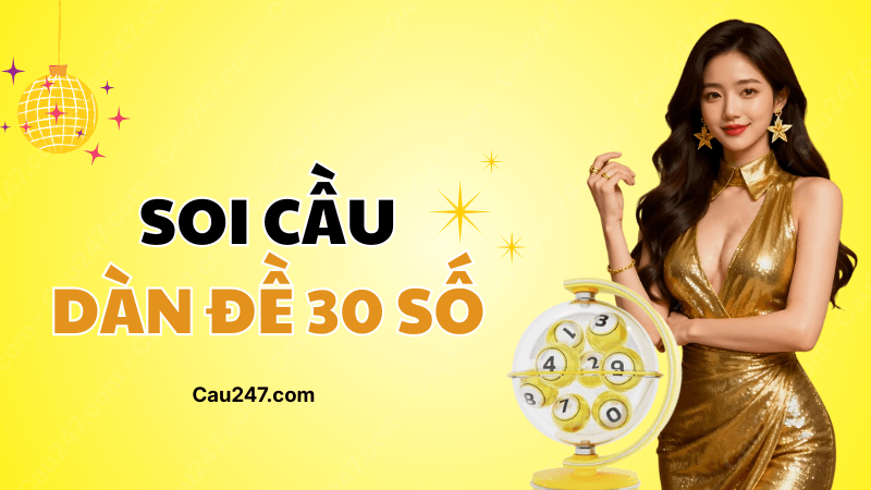 soi cầu d&agrave;n đề 30 số