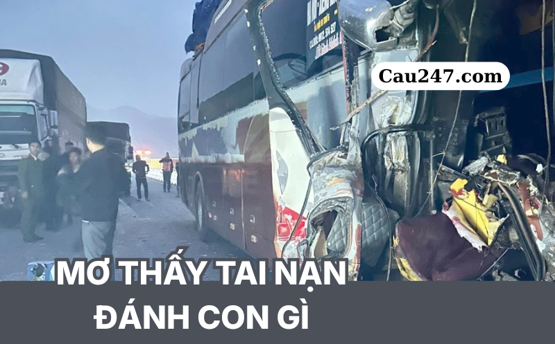 mơ thấy tai nạn đ&aacute;nh con g&igrave;